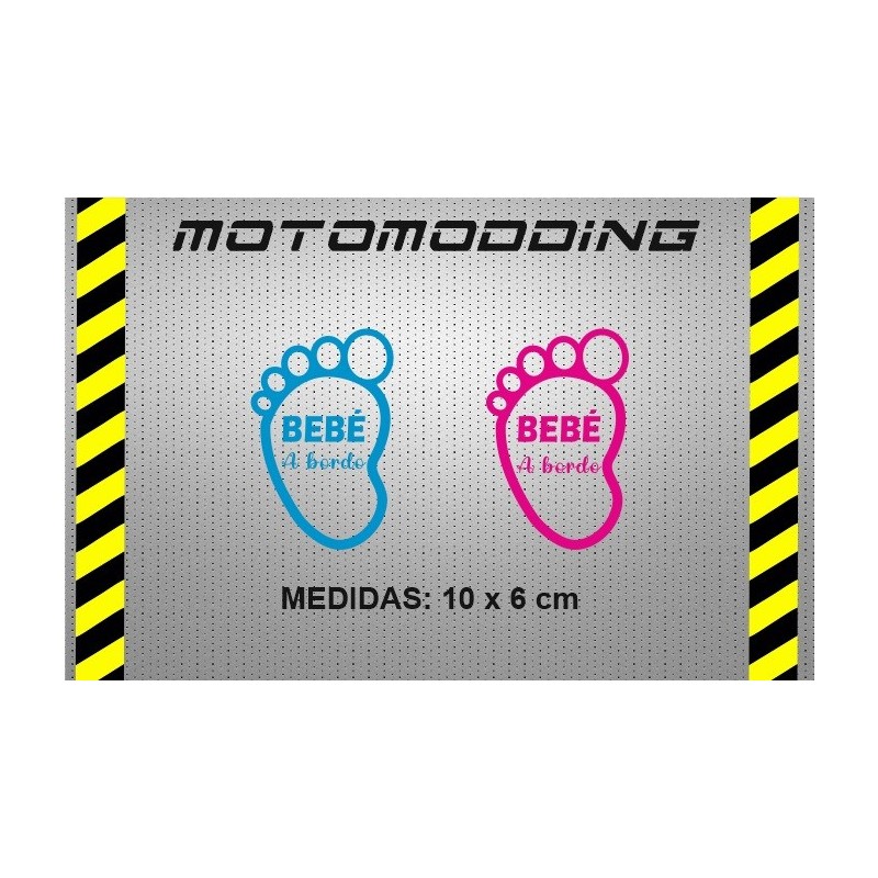 Pegatina bebé a bordo