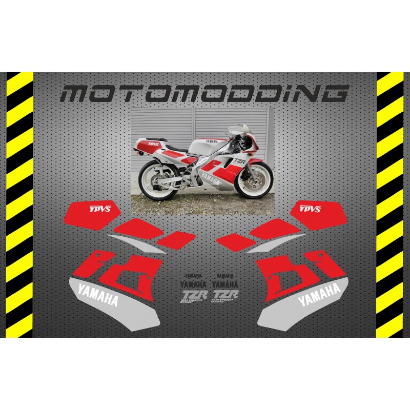 Kit adhesivos Yamaha TZR 250 3MA blanca