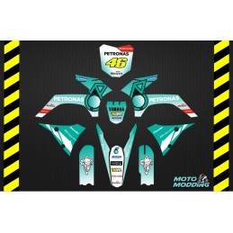 Kit vinilos pit bike malcor super racer petronas