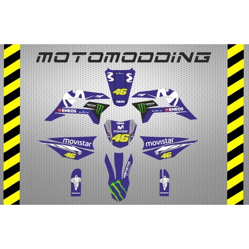 Adhesivos imr supercorse modelo 2018 yamaha 2018 réplica