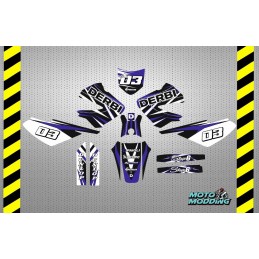 Kit adhesivos Derbi Senda Xtreme 2006 enduro azul y negro