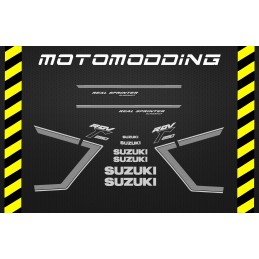 Kit vinilos SUzuki RGV VJ211988 modelo negro