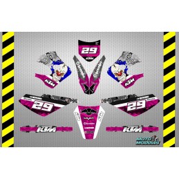 Pegatinas Derbi senda R 2000 diseño payaso