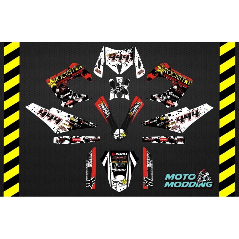 Kit adhesivos Derbi Senda Xtreme rockstar