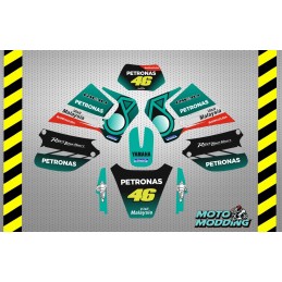 Kit pegatinas Rieju RR modelo 1994-2000 diseño Petronas