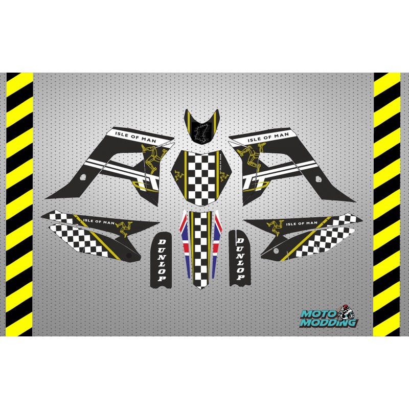 Pegatinas Malcor racer 2020 Isle of Man