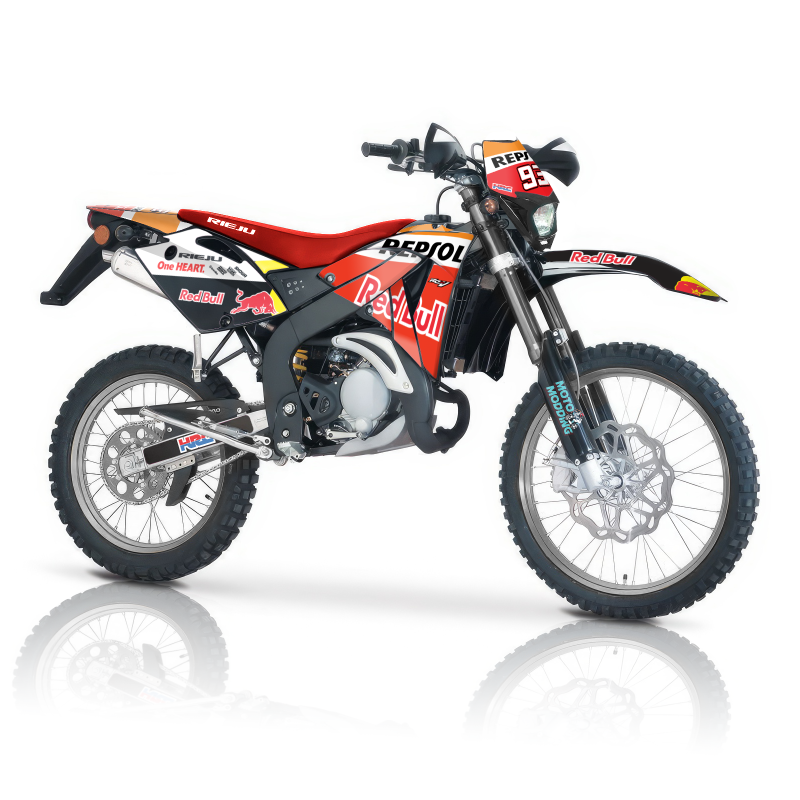 Kit de adhesivos para Rieju Mrx Pro 50 diseño Repsol