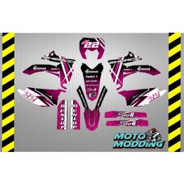 Kit pegatinas Sherco SE 250 300 enduro diseño grietas