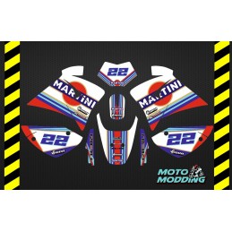 Kit de pegatinas Rieju RR diseño martini