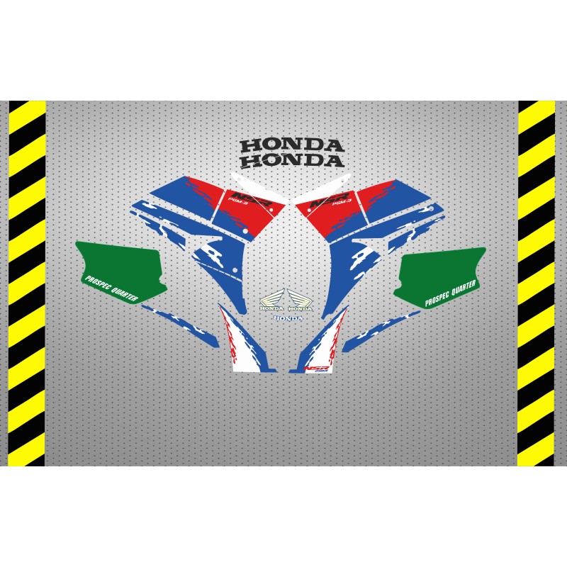 Pegatinas Honda NSR 250 R mc21 1.992 modelo azul y blanco