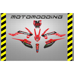 Pegatinas IMR KX140 modelo DUCATI LENOVO 2025