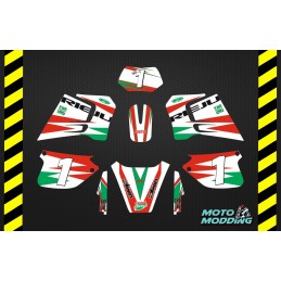 pegatinas Rieju RR diseño Castrol