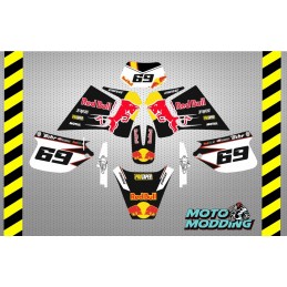 Pegatinas Rieju RR diseño RED BULL