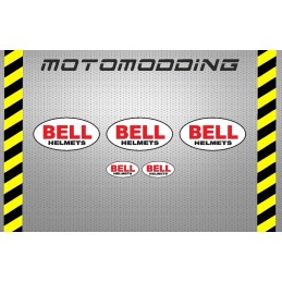 Pegatinas logotipo bell casco y visera