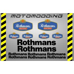 Pegatinas moto rothmans