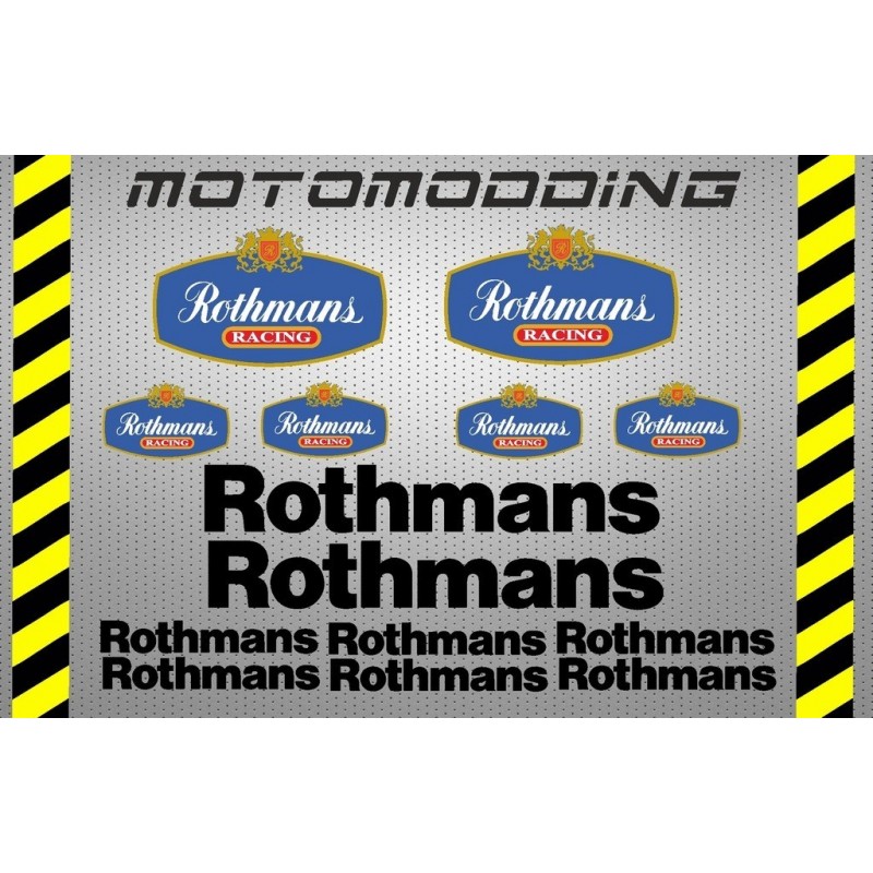 Pegatinas moto rothmans