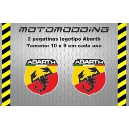 Pegatinas logotipo Abarth vinilo