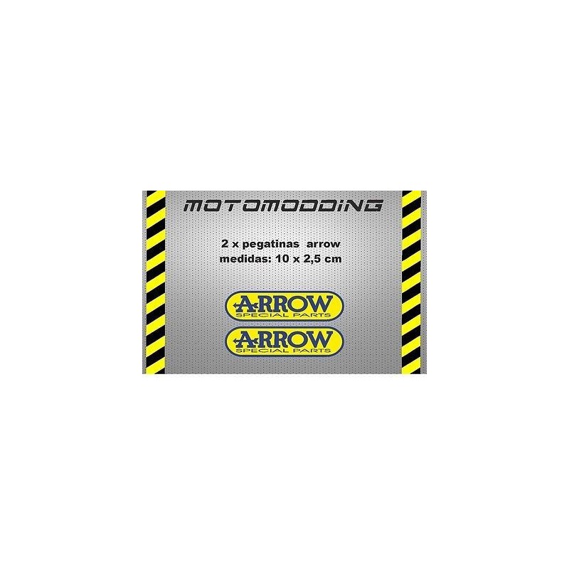 Pegatinas tubos de escape arrow