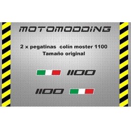 Pegatinas colín Ducati monster 1100