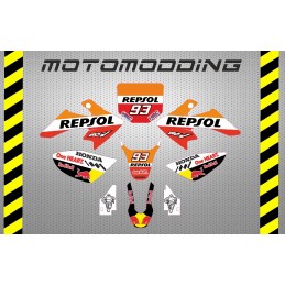 Kit pegatinas malcor racer repsol Marc Marquez