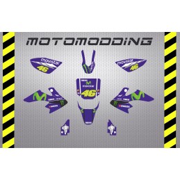 Kit pegatinas crf50 yamaha Valentino Rossi réplica 2017