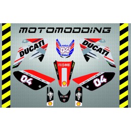 Kit pegatinas  IMR  SUPERCORSE réplica ducati 2018 Andrea Dovicioso