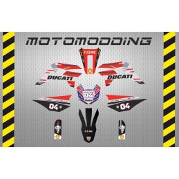 Kit pegatinas  IMR  SUPERCORSE 2018 réplica ducati 2018 Andrea Dovicioso