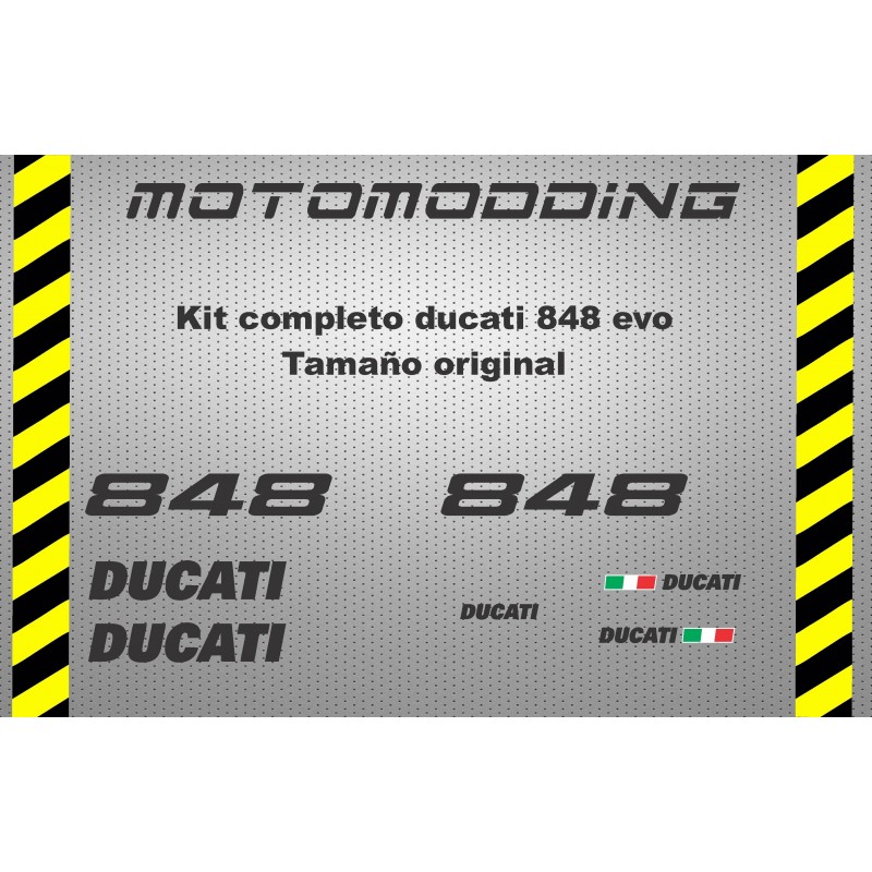 Pegatinas Ducati 848