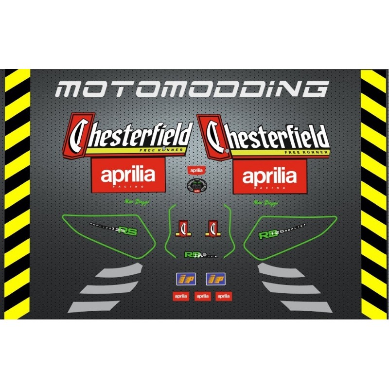 Adhesivos aprilia rs 125 1998 chesterfield