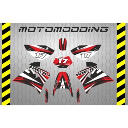 Kit pegatinas Rieju RR diseño tricolor