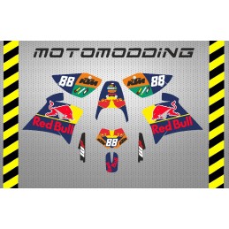 Kit pegatinas Rieju RR ktm réplica moto GP