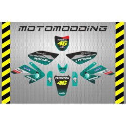 Pegatinas IMR supercorse crf70 réplica petronas motogp stickers