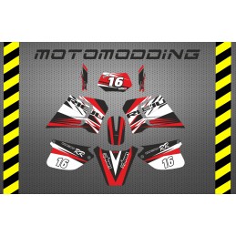 Kit pegatinas Rieju RR modelo 1994-2000 diseño tricolor