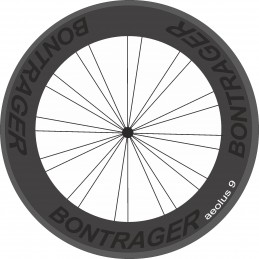 Pegatinas Bontrager para llantas de bici carretera