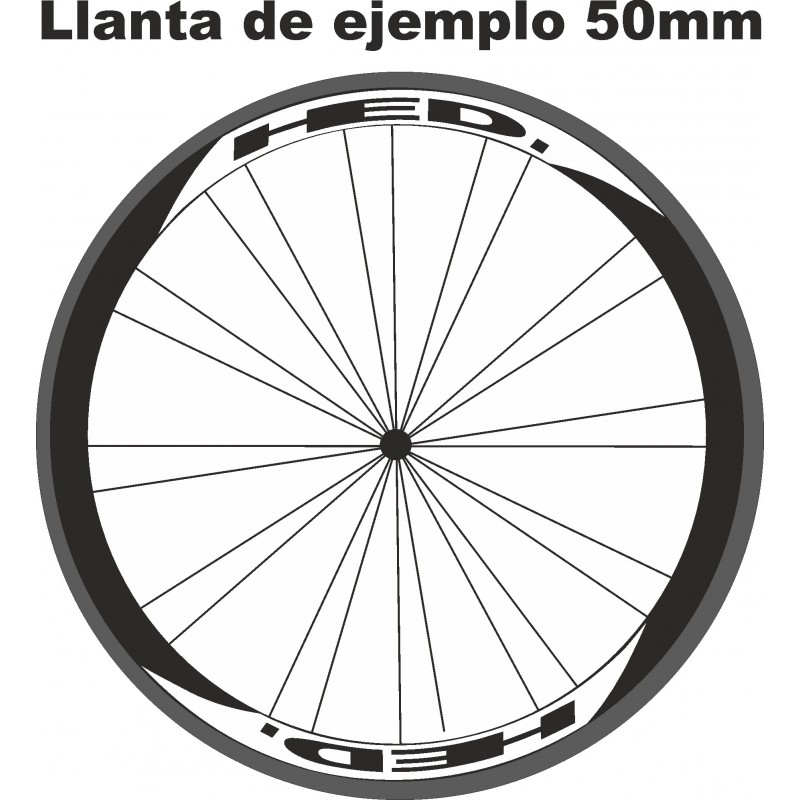 Pegatinas llantas HED  vinilos adhesivos
